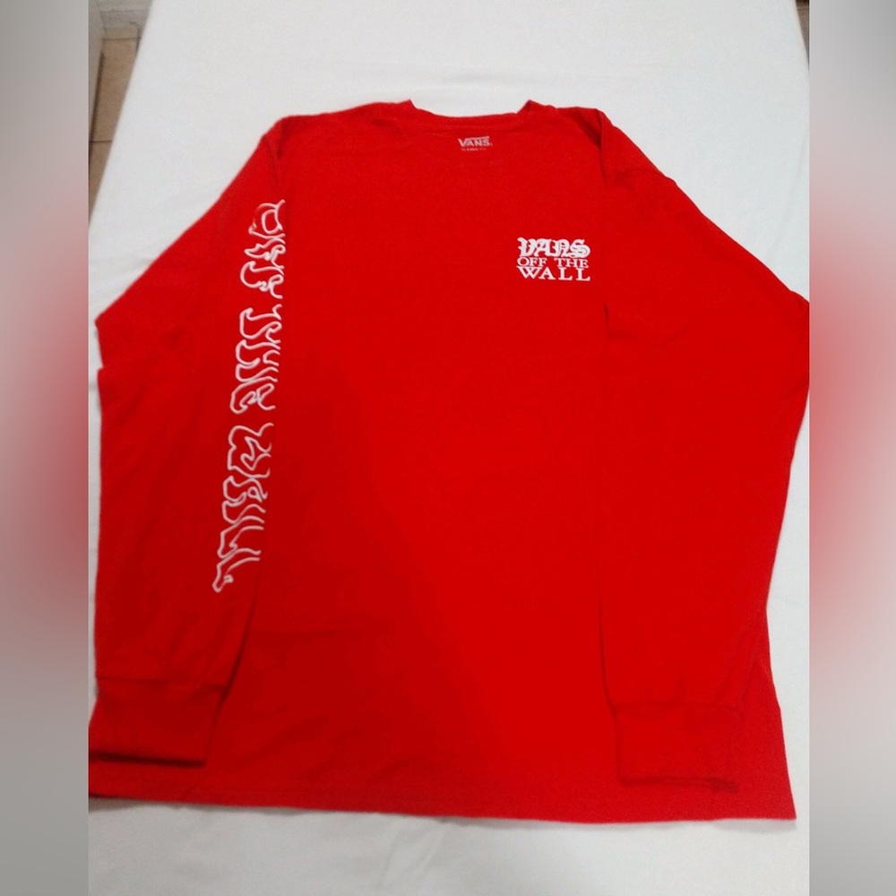 Vans Like new Men Medium Red long sleeve 1966 Eagle shirt.